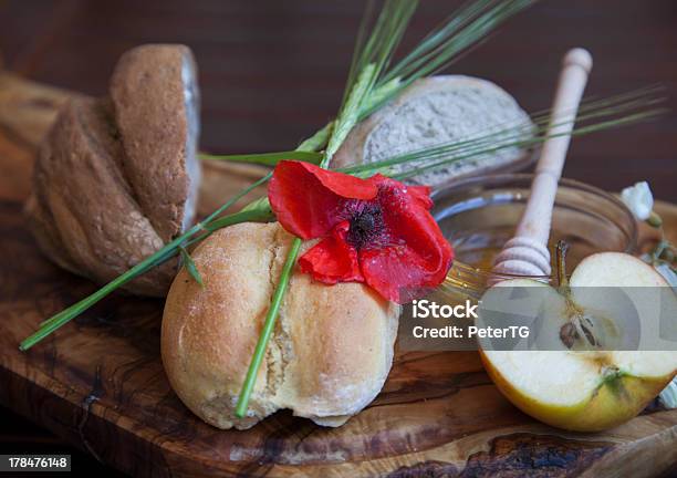 Tasty Organic Rolls And Bread With Honey Stock Photo - Download Image Now - Acacia Tree, Bread, Seed