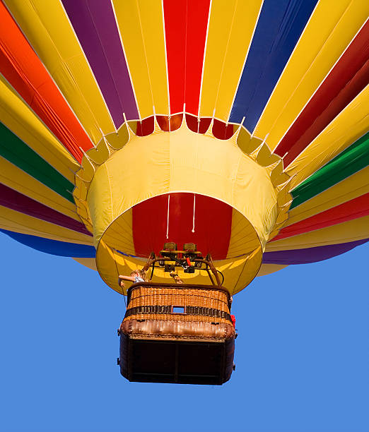 e distanza - balloon moving up child flying foto e immagini stock