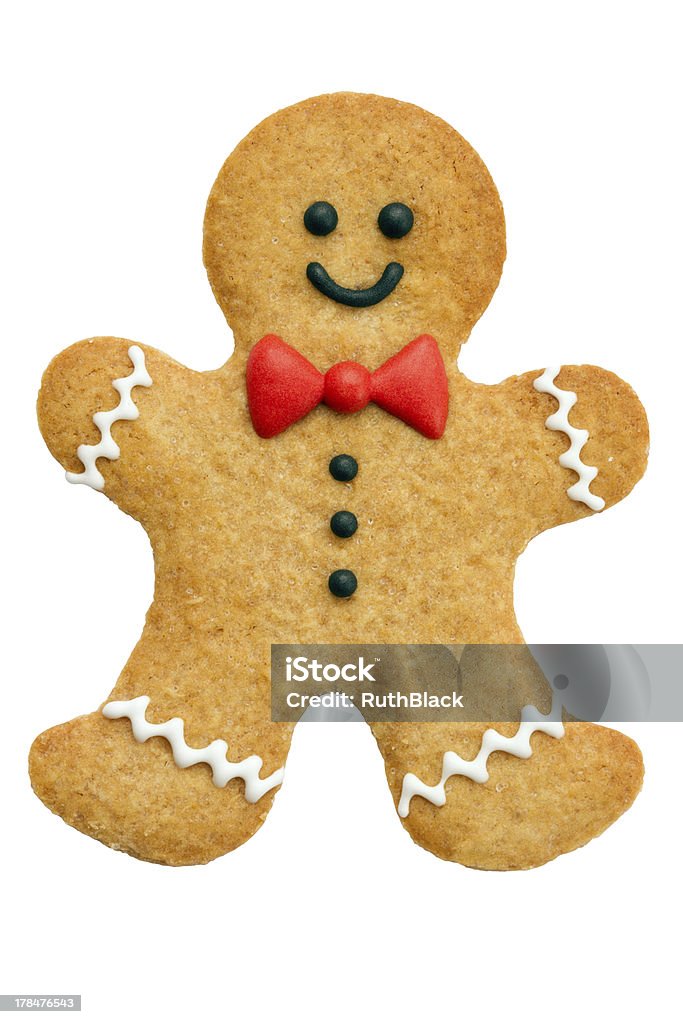 Gingerbread man Gingerbread man isolated on white Gingerbread Man Stock Photo