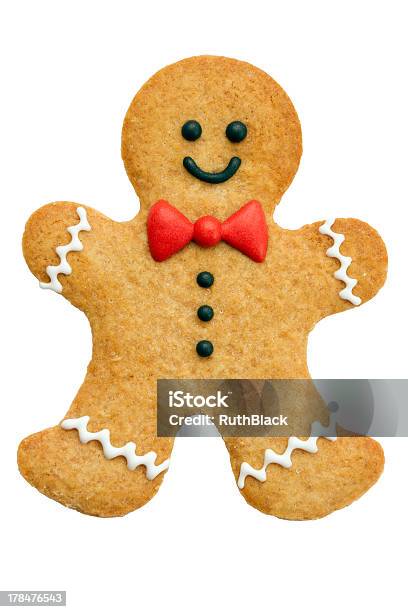 Foto de Homem De Gingerbread e mais fotos de stock de Homem de Gingerbread - Homem de Gingerbread, Figura para recortar, Biscoito