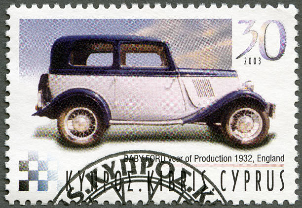 istock Postage stamp Cyprus 2003 Baby Ford 178477144