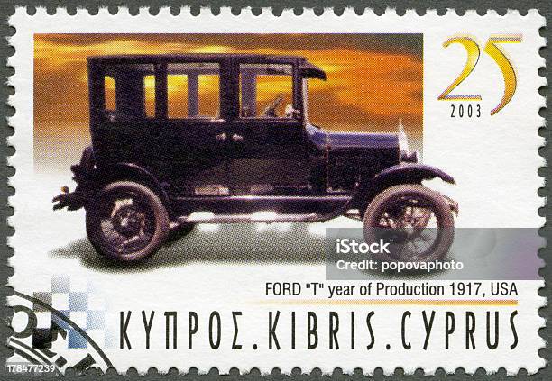 郵便切手キプロス 2003 フォードモデル T 生産 1917 米国 - 自動車のストックフォトや画像を多数ご用意 - 自動車, 2003年, アメリカ合衆国