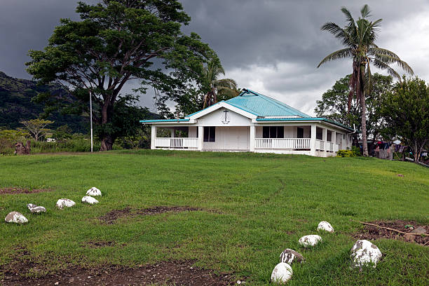 istock Church in rural Fiji 178477601