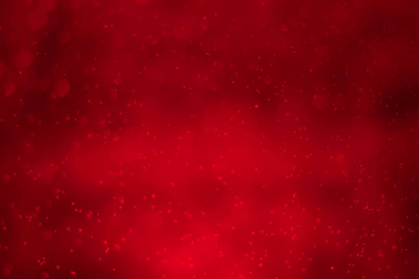 istock Red glitter vintage lights background 1784784469
