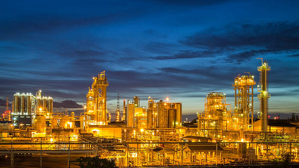Petrochemical Plant stock photo