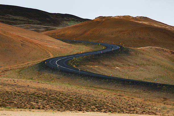 istock Ring road in a desert land, Iceland 178479534