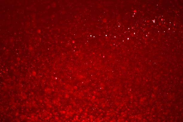 istock red glitter vintage lights background 1784795688