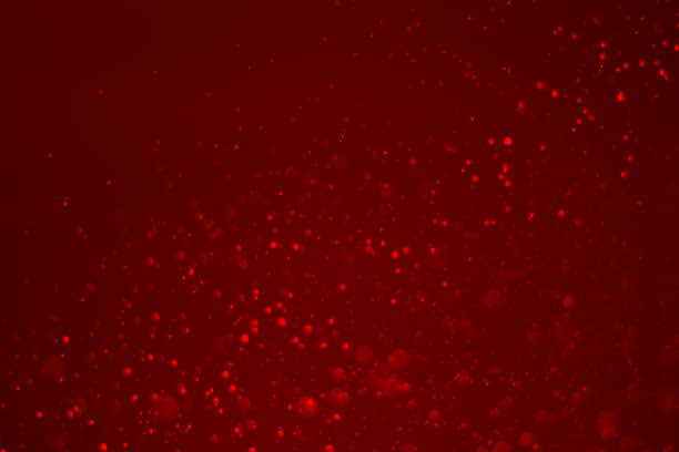istock Red glitter vintage lights background 1784796262