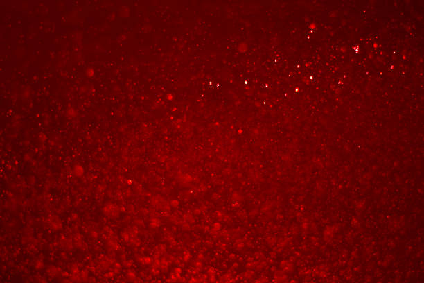 istock Red glitter vintage lights background 1784796764