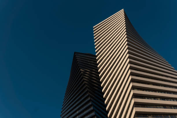 istock modern skyscraper building on blue sky background, Wake district Tbilisi Georgia 1784805242