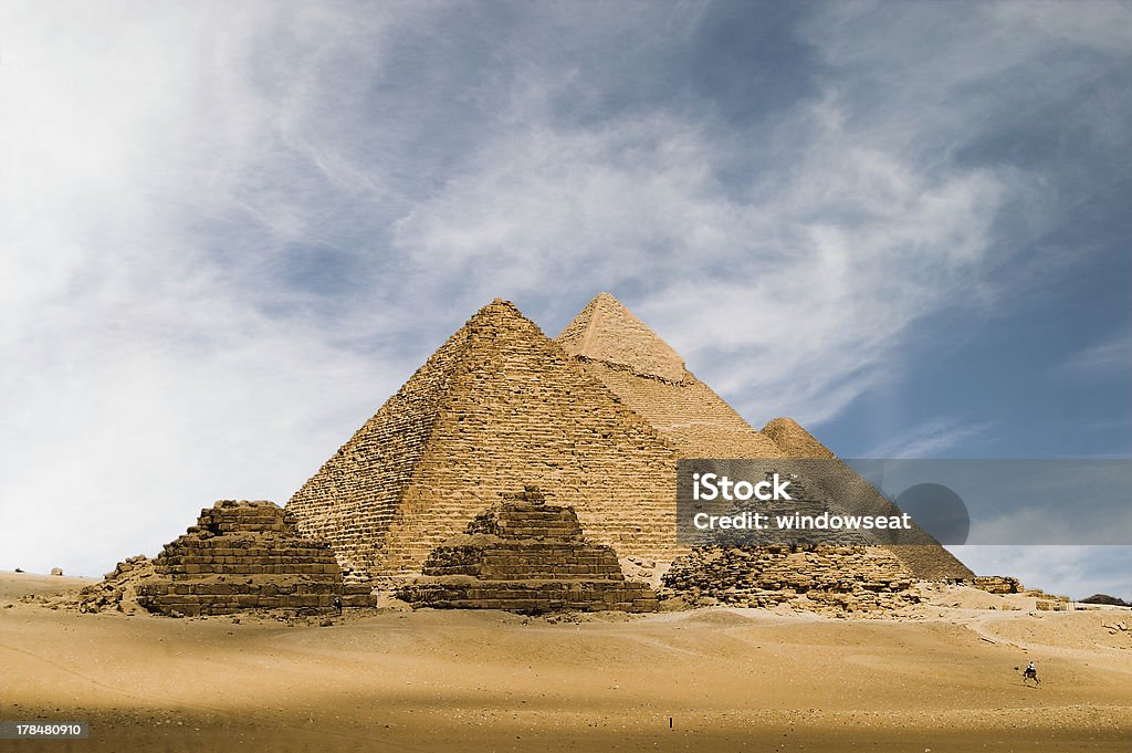 Великие пирамиды Египта - Стоковые фото Аборигенная культура роялти-фри