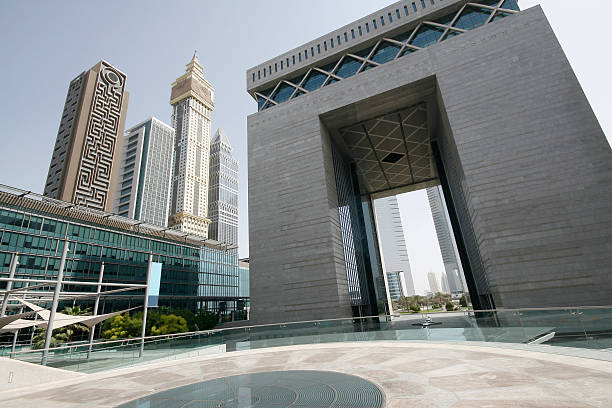 istock The modern arched central building of the Dubai Financial District. 178481811