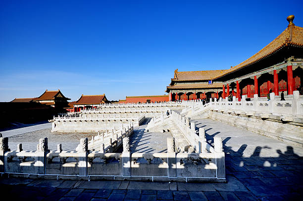 verbotene stadt - ming china forbidden city emperor stock-fotos und bilder