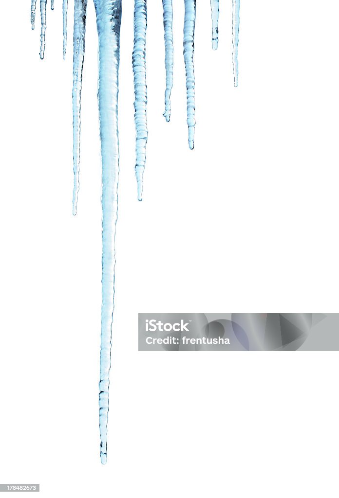 Icicles - Lizenzfrei Eiszapfen Stock-Foto