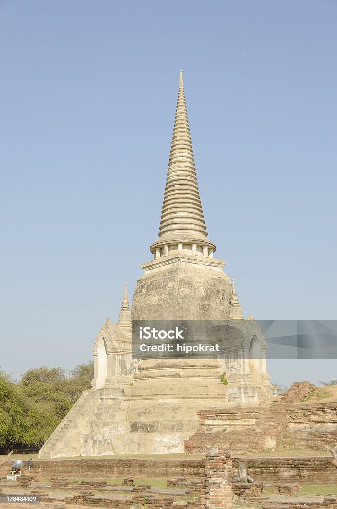 Wat Phra Sri Sanphet - Foto de stock de Antigo royalty-free