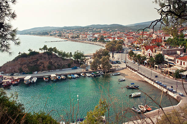 Summer day, Greece, Zakynthos island - sea, sky, vacation.