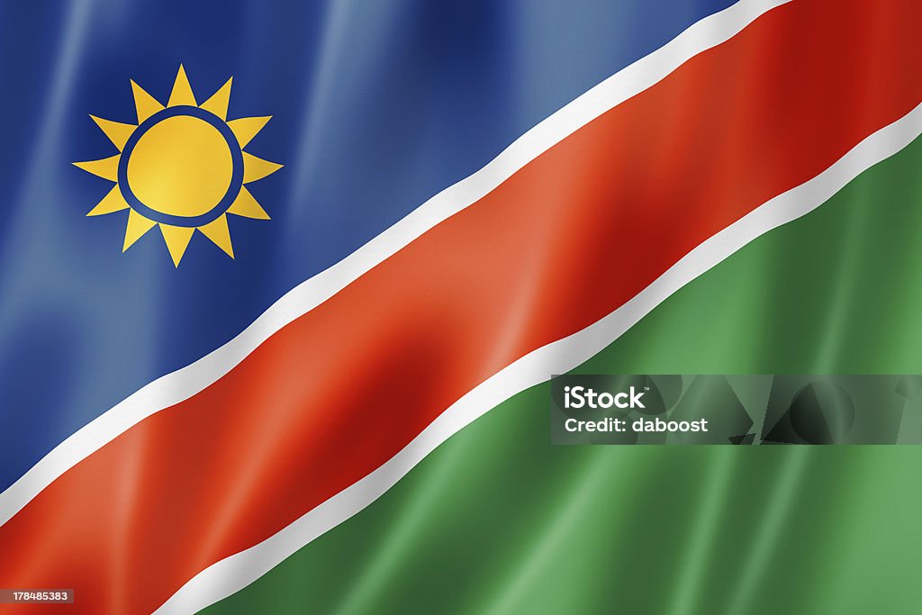 Bandera de Namibia - Foto de stock de Azul libre de derechos