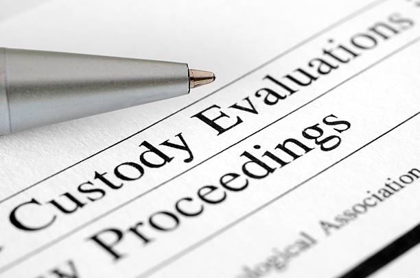 Custody Evaluations in Family Law Proceedings stock photo