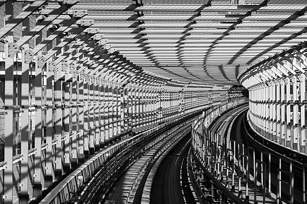 istock Inside Tokyo Transit System Line through the Odaiba Bridge 178486214