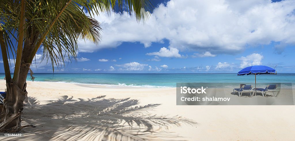 Panorama of a beautiful Caribbean beach Panorama of a beautiful beach on Anguilla island, Caribbean. 4 images panorama Anguilla Stock Photo