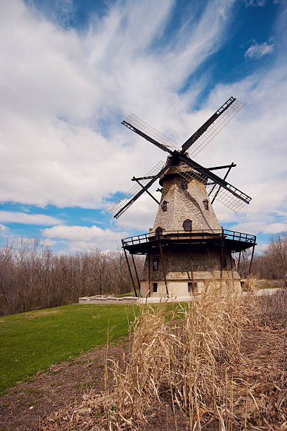 istock Geneva - Windmill on the suburbs of Chicago 178486669