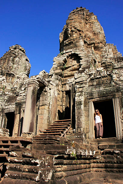 istock Bayon temple, Angkor area 178487508