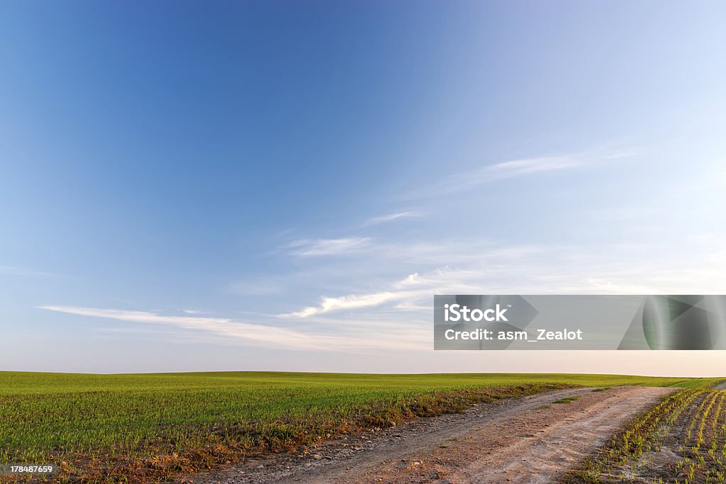 Farm road - Lizenzfrei Agrarland Stock-Foto