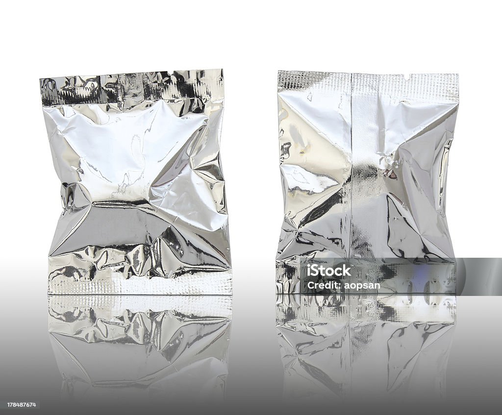 알루미늄 호일 매직기 패키지 - 로열티 프리 0명 스톡 사진