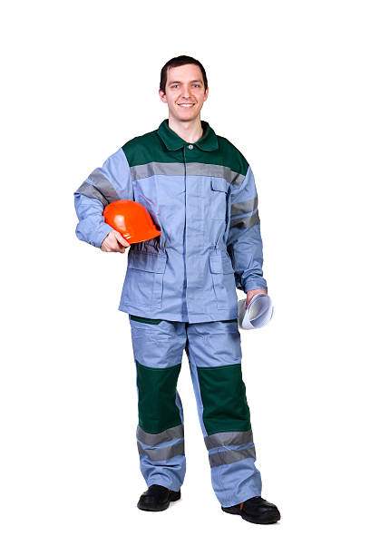 istock Isolated picture of  young construction worker 178487946