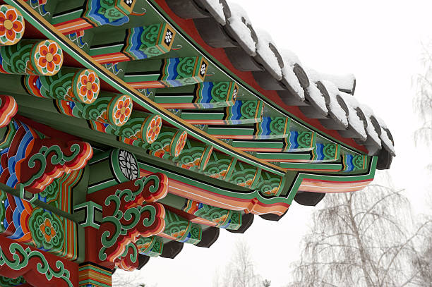 istock Traditional Korean garden gazebo 178488165