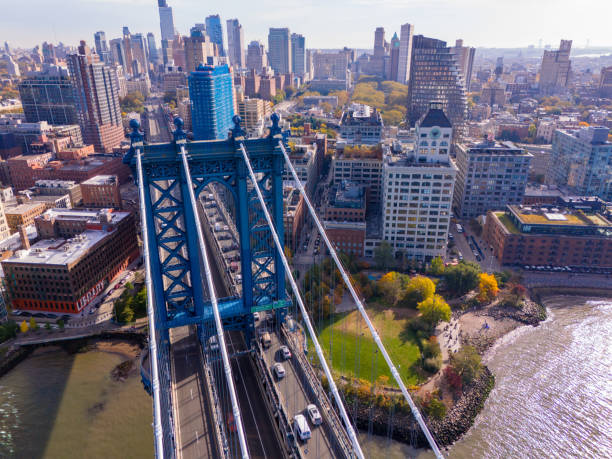 istock Aerial view Brooklyn Bridge NYC 1784884776