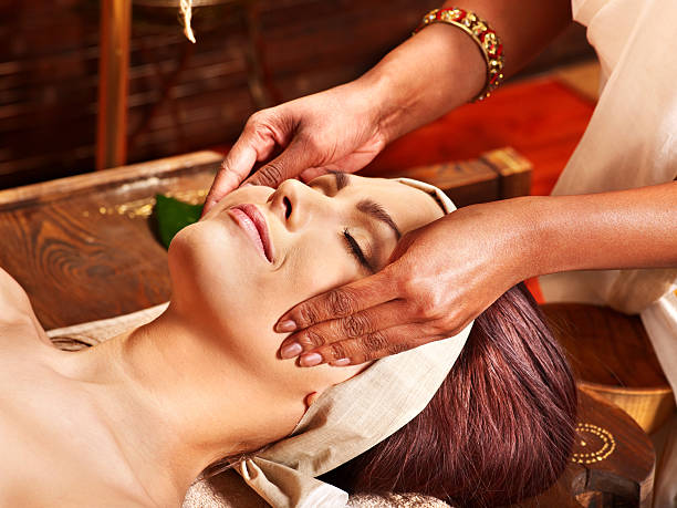 istock Woman having ayurveda spa treatment. 178488646