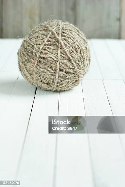 Ball Of Wool Stock Photo - Download Image Now - Art And Craft, Ball Of Wool, Copy Space