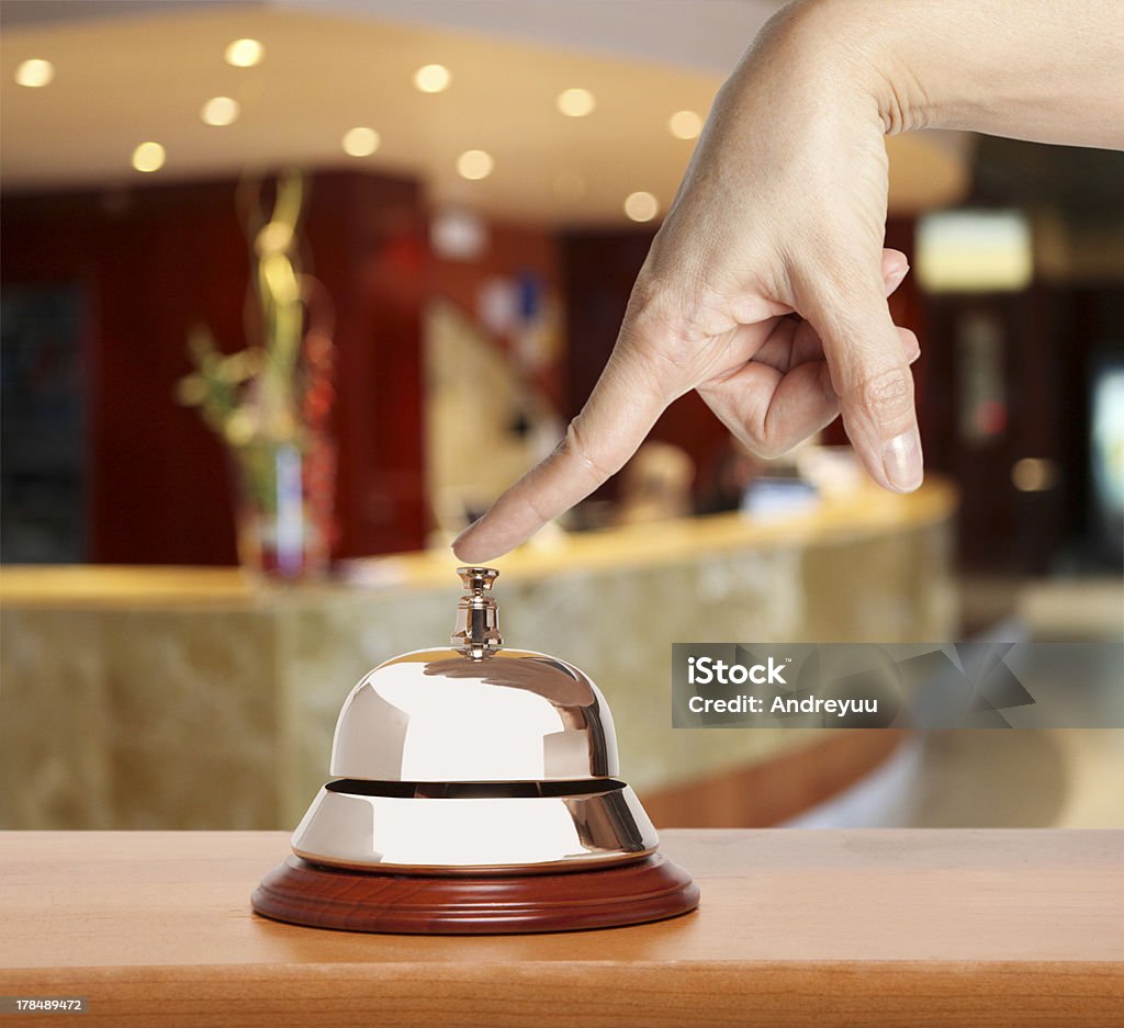 Hotel bell - Foto de stock de Agente de atendimento ao cliente royalty-free