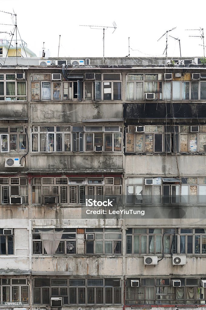 Old apartments - Lizenzfrei Alt Stock-Foto