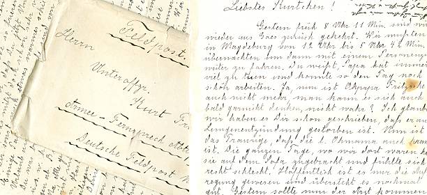 istock Army postal service letter from Germany, 20.january 1918 178490531