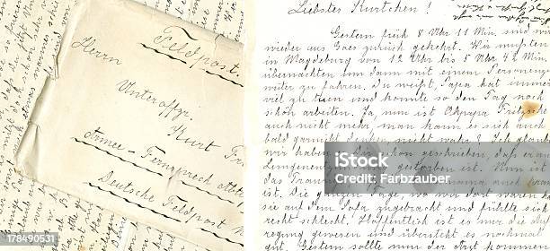 Foto de Exército Serviço Postal Carta Da Alemanha 20january 1918 e mais fotos de stock de Cultura Alemã