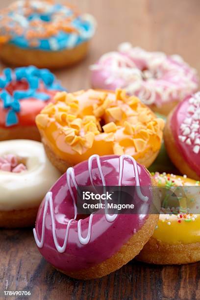 Baked Donuts Stock Photo - Download Image Now - Baked, Baked Pastry Item, Baking