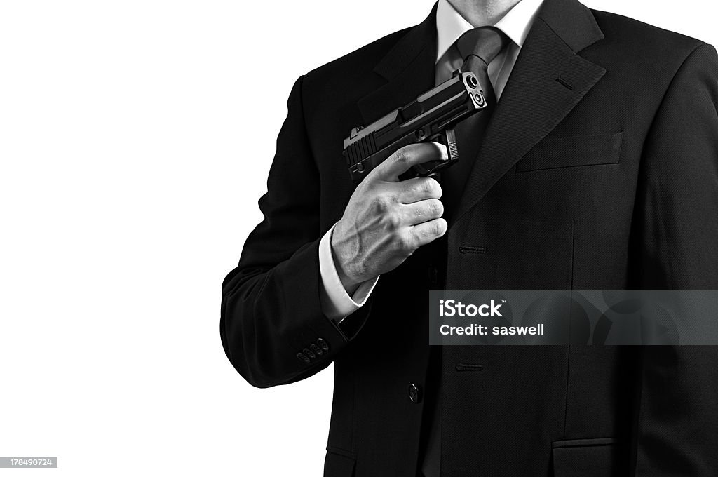 Geheimen Agenten Hinweise gegen Weiß - Lizenzfrei Spion Stock-Foto