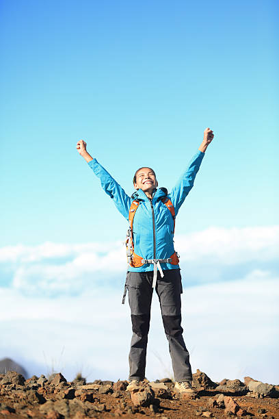 istock happy blissful hiker woman 178490965