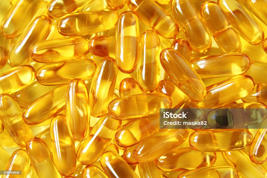 Fish Oil - Lizenzfrei Fischöl Stock-Foto