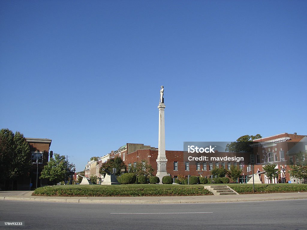 Franklin, Tennessee, Town Square - Foto de stock de Plaza libre de derechos