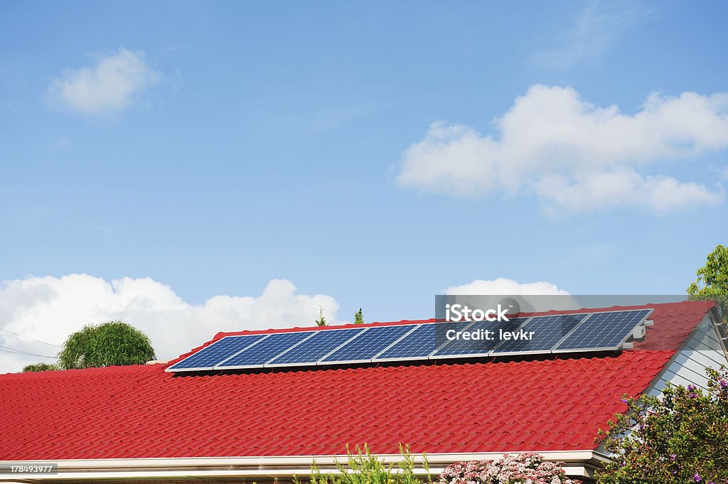 Pannelli solari - Foto stock royalty-free di Ambiente