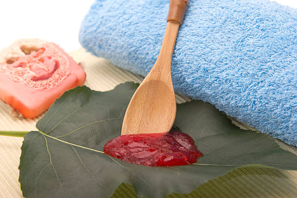 istock Natural  strawberry scrub and soap 178494783