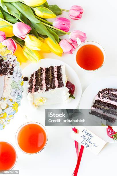 Chocolate Strawberry Lemon Torte Stock Photo - Download Image Now - Bouquet, Cake, Candy