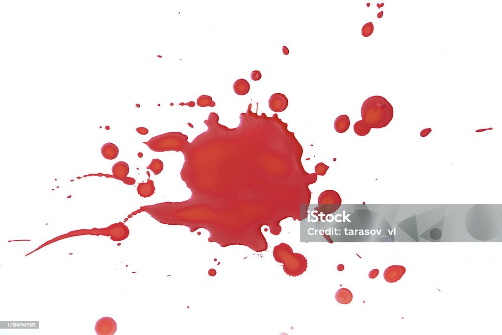 Farbspritzer - Lizenzfrei Blut Stock-Foto