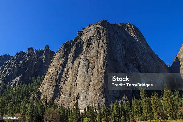 Photo libre de droit de El Capitan Le Parc National De Yosemite En Californie banque d'images et plus d'images libres de droit de Arbre à feuilles persistantes