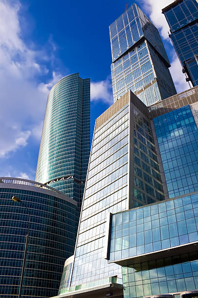 istock Modern skyscrapers in the sky 178495666