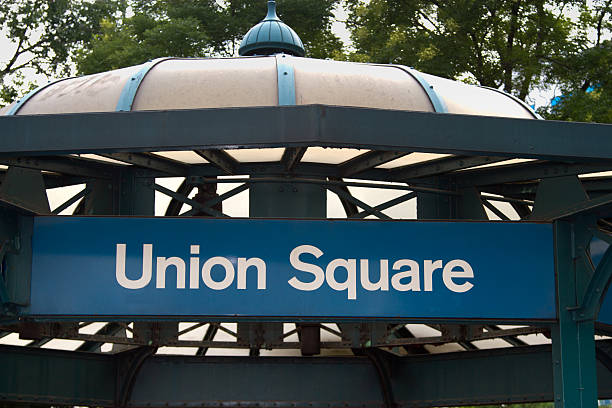 Union Square Subway Stop, NYC "The subway station for Union Square Park, Manhattan, New York" union square new york city stock pictures, royalty-free photos & images