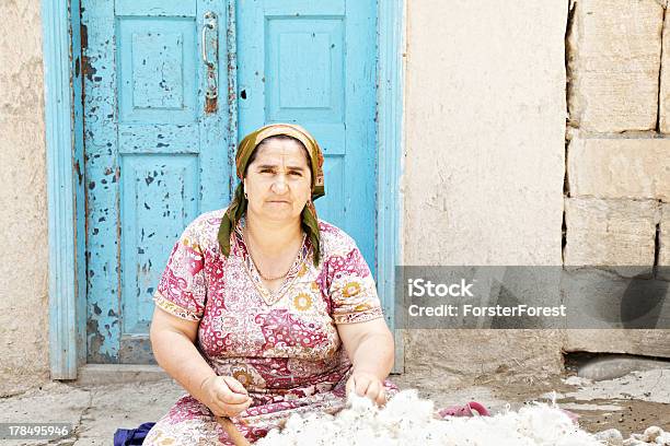 Woman With Wool Stock Photo - Download Image Now - Active Lifestyle, Active Seniors, Activity